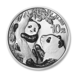 Chińska Panda 30 g Srebra 2021