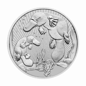 Dziobak Matka i Dziecko 2 uncje Srebra 2021
