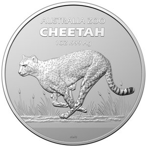 Australijskie Zoo Gepard 1 uncja Srebra 2021