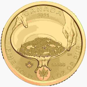 Kanada Gorączka złota w Klondike 1 uncja Złota 2021