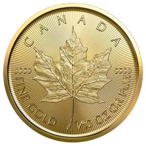 Kanadyjski Liść Klonowy 1/10 uncji Złota 2023