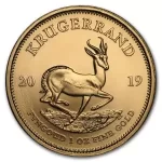 Złota moneta Krugerrand 1 uncja złota lata losowe