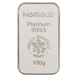 100 g Platyna Sztabka Inwestycyjna