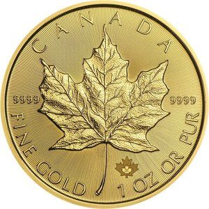 Kanadyjski Liść Klonowy 1 uncja Złota 2023