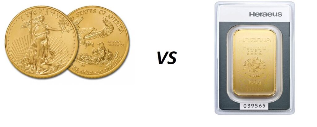 Złote monety czy sztabki?