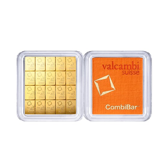CombiBar Valcambi 20 x 1 g Złota