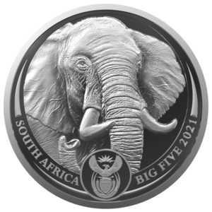 Big Five II African Elephant 1 uncja Srebra 2021
