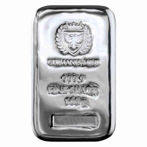 Sztabka Srebra 100 g Germania Mint