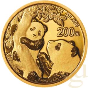 Chińska Panda 15 g Złota 2021