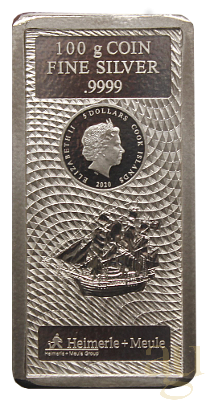 Cook Islands Heimerle & Meule sztabka moneta 100 g srebra