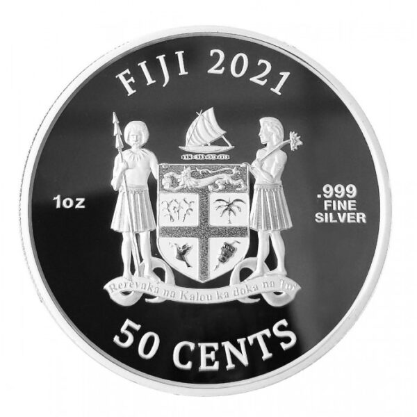 Srebrna Moneta Cats Fiji 1 uncja srebra 2021