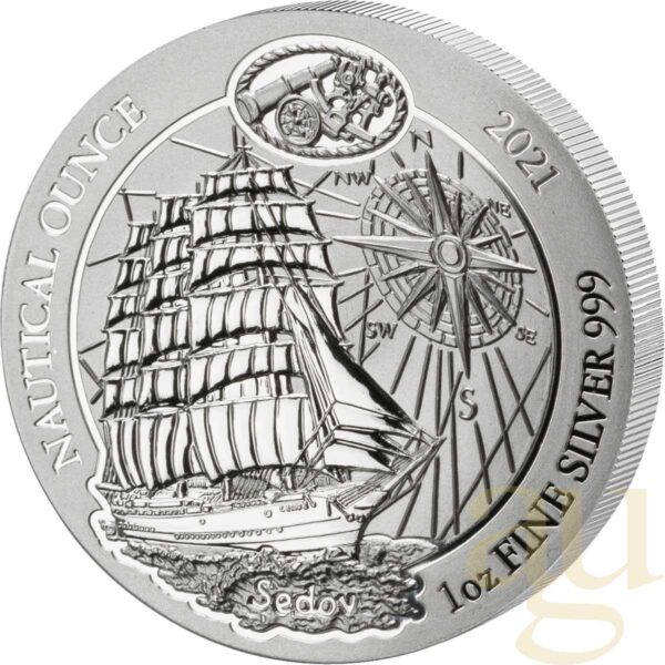 Srebrna Moneta Nautical Ounce: Sedov 1 uncja srebra 2021