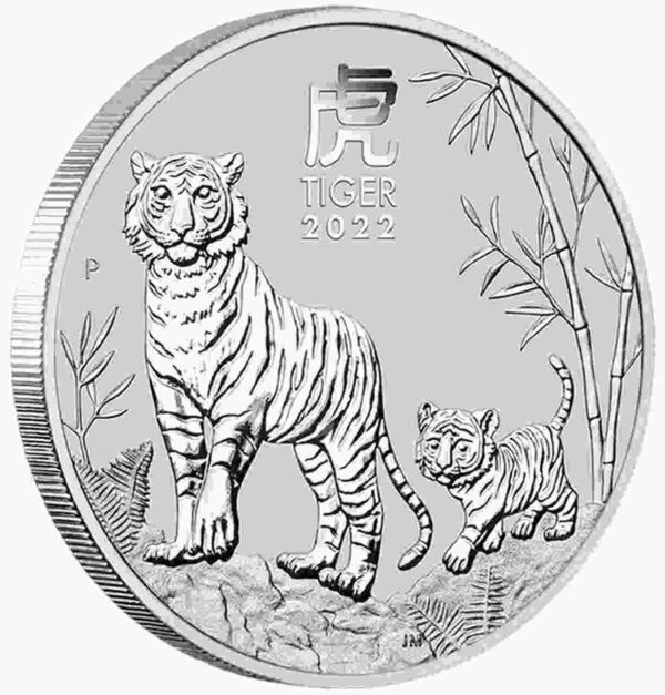 Srebrna moneta Lunar III Rok Tygrysa 2022 1 uncja srebra