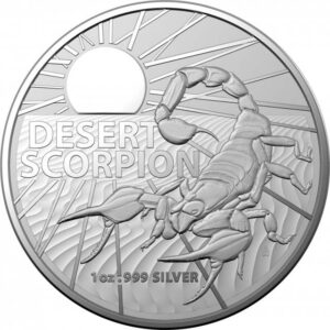 Desert Scorpion - Najniebezpieczniejsze Zwierzęta Australii - 1 uncja Srebra 2022