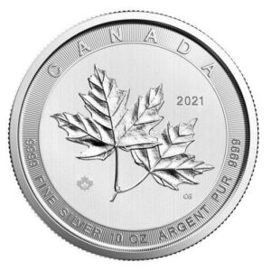 Magnificent Maple Leaves 10 uncji srebra 2021
