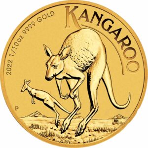 1/10 uncji złota Australijski Kangur 2022