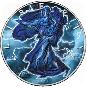 Amerykański Orzeł 1 uncja Srebra 2021 Storm