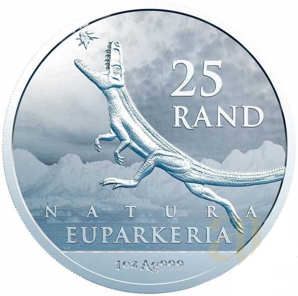Archosauria Euparkeria  - RPA 1 uncja srebra 2019