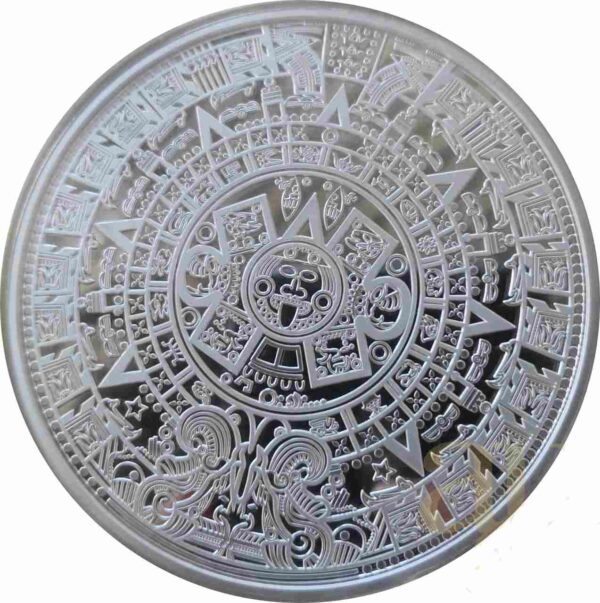 Samoa Kalendarz Azteków 5 uncji srebra 2022 PROOFLIKE