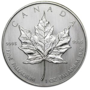 Kanadyjski Liść Klonowy 1 uncja palladu