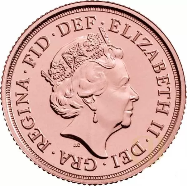 Suweren Elżbieta II Złota Moneta 2021