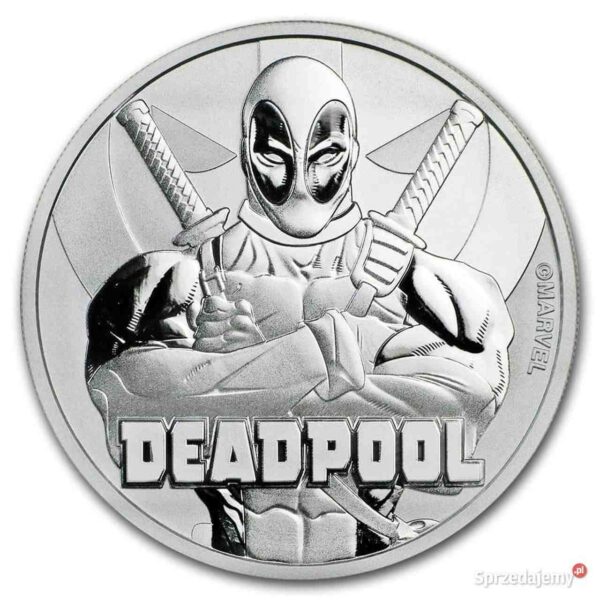 Deadpool Marvel 1 uncja srebra 2018
