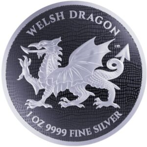 Welsh Dragon 1 uncja srebra 2022