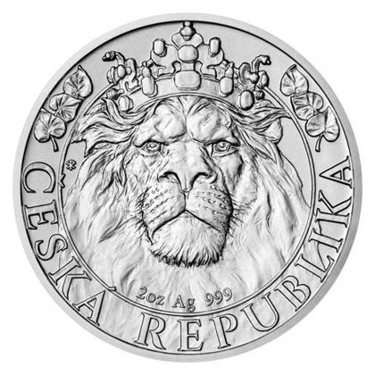 Czech Lion 2 uncje srebra 2022