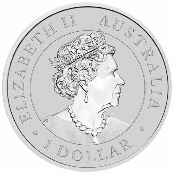 Australijski Emu 1 uncja Srebra 2022