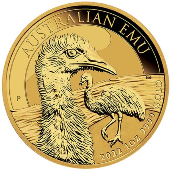 Australijskie Emu 1 uncja Złota 2022