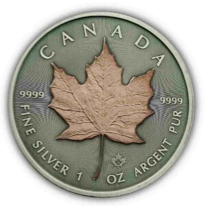 Kanadyjski Liść Klonowy 1 uncja srebra 2022 Rose Gold