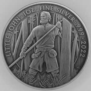 Little John Myths & Legends 1 uncja Srebra 2022 Antique
