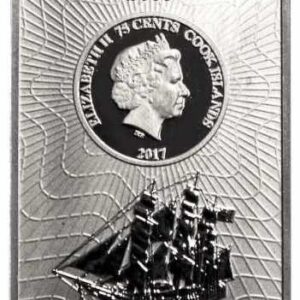 Sztabko moneta 20 g srebra Cook Islands