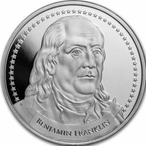 Benjamin Franklin Founders Of Liberty 1 uncja srebra 2022