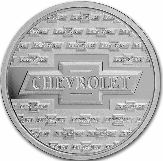 Chevrolet Guine Patrs Logo 1 uncja srebra 2022