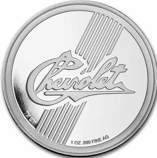 Chevrolet Original Logo 1 uncja srebra 2022