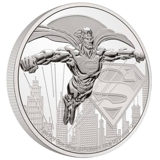 DC Comics Superman 1 uncja srebra 2021