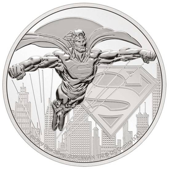 DC Comics Superman 1 uncja srebra 2021