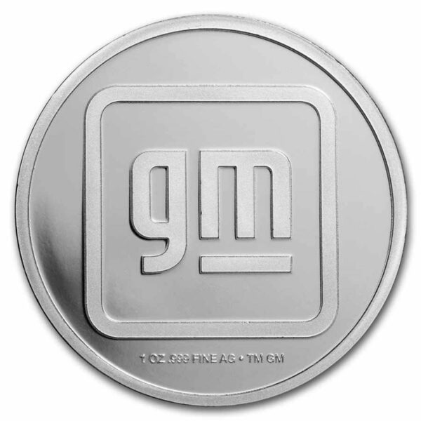 General Motors Modern Logo 1 uncja srebra 2022