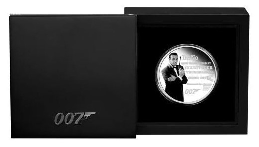 James Bond Legacy - Sean Connery 1 uncja Srebra 2021 PROOF Kolorowany
