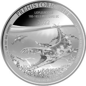 Liopleurodon Prehistoric Life 1 uncja srebra 2022