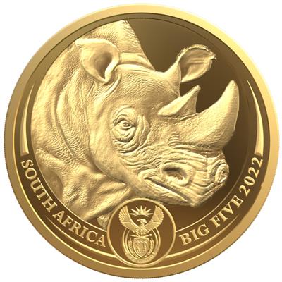 Rhino Big Five II 1 uncja złota 2022