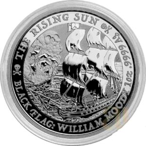 The Rising Sun Black Flag 1 uncja srebra 2022