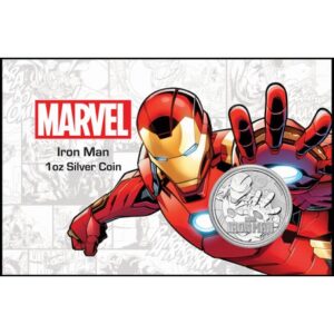 Iron Man Marvel 1 uncja srebra 2018 Blister