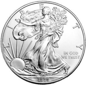 Amerykański Orzeł 1 uncja srebra 1989