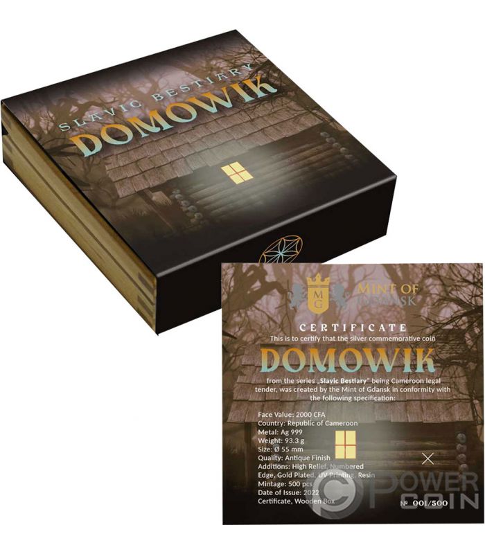 Domowik Słowiańskie Bestie 3 uncje srebra 2022 - obrazek 3