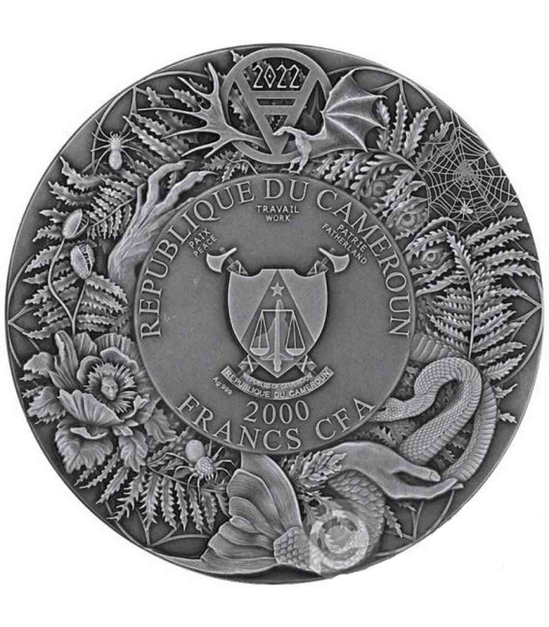 Domowik Słowiańskie Bestie 3 uncje srebra 2022 - obrazek 2