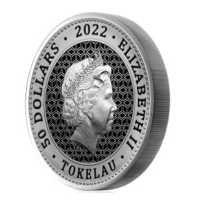 Tokelau Bull And Bear 1 kg srebra 2022