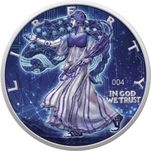 Amerykański Orzeł Artificial Intelligence 1 uncja Srebra 2022