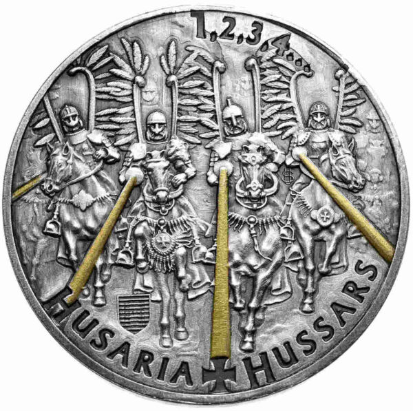 Husaria 1 uncja srebra Antique Gold